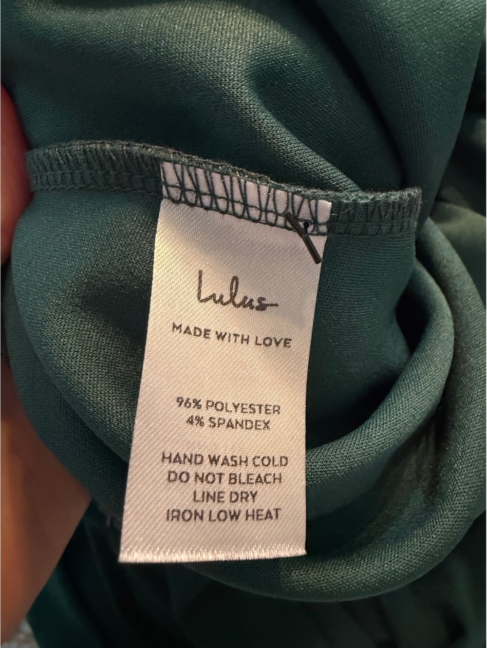 Lulus NWT Women's Emerald Green Strapless Wide-Leg Jumpsuit, Size Large - Picture 8 of 8